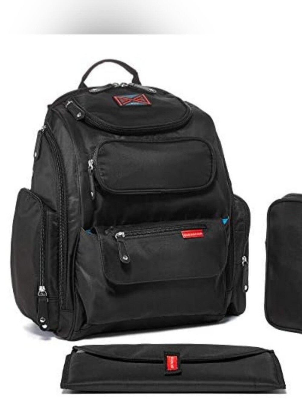Bag Nation Diaper Bag Backpack with Stroller Straps, Changing Pad + Sundry Bag